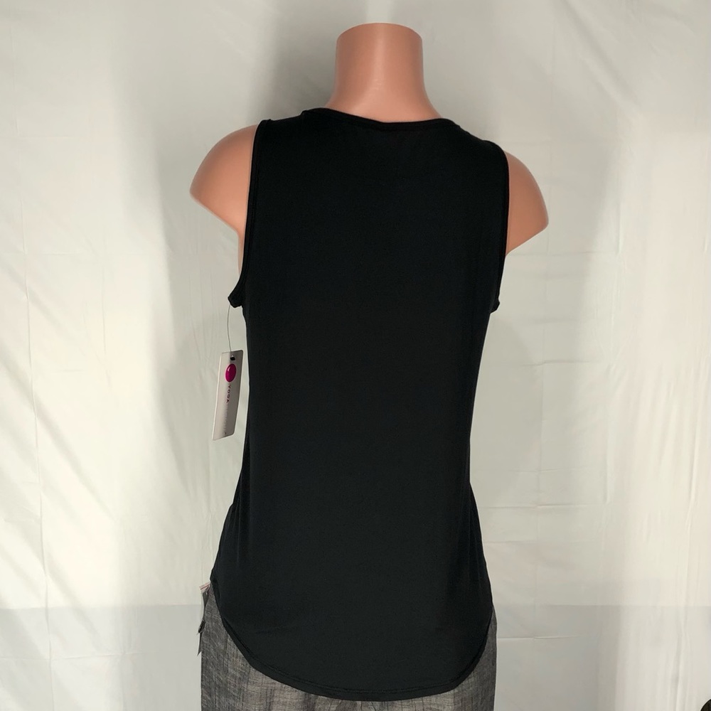 New Yogalicious Women's Black Sleeveless - Picture 4 of 14